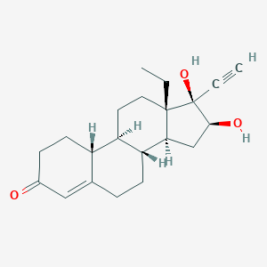 molecular formula C₂₁H₂₈O₃ B124109 16β-羟孕酮 CAS No. 40915-03-5