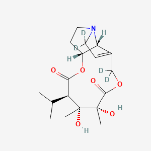 molecular formula C18H27NO6 B12410917 Trichodesmine-d4 