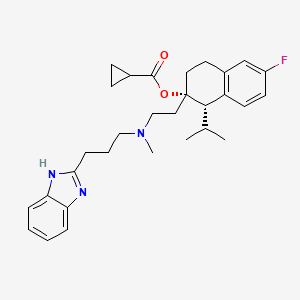 molecular formula C30H38FN3O2 B1241092 NNC-55-0396 Free base CAS No. 357400-14-7