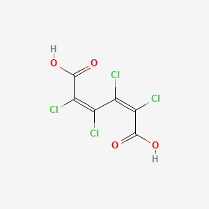 molecular formula C6H2Cl4O4 B1241096 Tetrachloro-cis,cis-muconic acid 