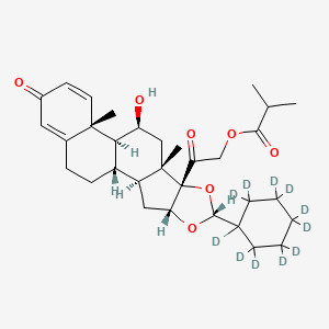 molecular formula C32H44O7 B12410966 Ciclesonide-d11 