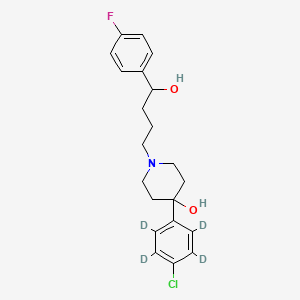 molecular formula C21H25ClFNO2 B12410971 Reduced Haloperidol-d4 