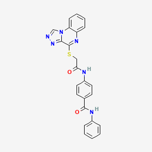 molecular formula C24H18N6O2S B12410975 Vegfr-2-IN-13 