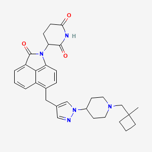 molecular formula C31H35N5O3 B12410976 E3 ligase Ligand 21 