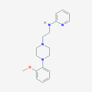 B124110 N-[2-[4-(2-methoxyphenyl)piperazin-1-yl]ethyl]pyridin-2-amine CAS No. 155204-28-7