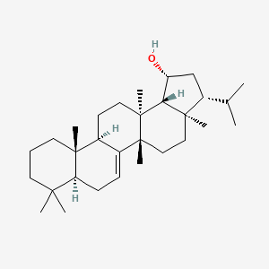 molecular formula C30H50O B12411018 19alpha-Hydroxyfern-7-ene 