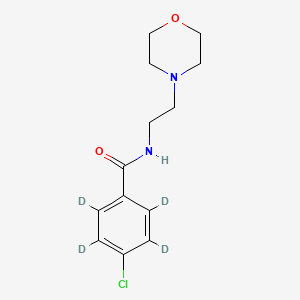 molecular formula C13H17ClN2O2 B12411026 Moclobemide-d4 