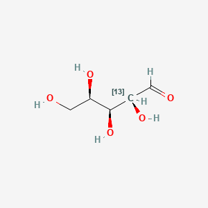 molecular formula C5H10O5 B12411109 D-Lyxose-13C-3 