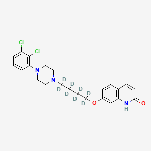 molecular formula C23H25Cl2N3O2 B12411159 Dehydro Aripiprazole-d8 