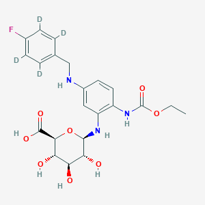 Retigabine N-beta-D-glucuronide-d4