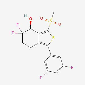 molecular formula C15H12F4O3S2 B12411185 Hif-2|A-IN-5 