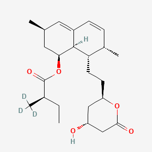 molecular formula C24H36O5 B12411193 Epi Lovastatin-d3 