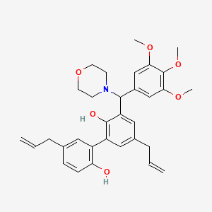 molecular formula C32H37NO6 B12411238 Autophagy inducer 4 