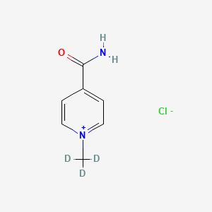 molecular formula C7H9ClN2O B12411265 1-Methyl-d3 Isonicotinamide Chloride 