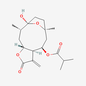 molecular formula C19H28O6 B1241128 Tirotundin 