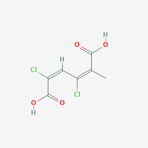 molecular formula C7H6Cl2O4 B1241130 3,5-Dichloro-2-methylmuconate 