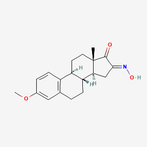 molecular formula C19H23NO3 B1241136 3-Methoxyestra-1,3,5(10)-triene-16,17-dione 16-oxime CAS No. 40822-17-1