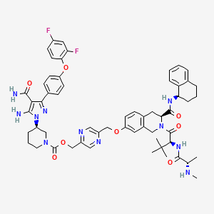 molecular formula C58H65F2N11O8 B12411361 BCPyr 