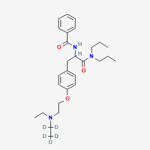 molecular formula C28H41N3O3 B12411370 Tiropramide-d5 