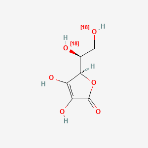 (2R)-2-[(1S)-1,2-bis(18O)(oxidanyl)ethyl]-3,4-dihydroxy-2H-furan-5-one