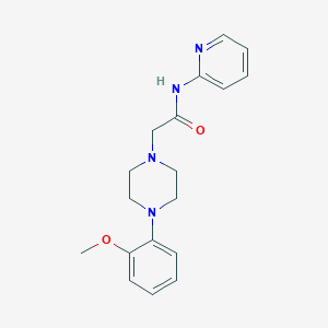 B124114 4-(2-Methoxyphenyl)-N-2-pyridinyl-1-piperazineacetamide CAS No. 146714-63-8