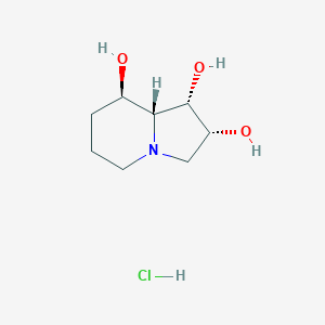molecular formula C8H16ClNO3 B1241141 Tridolgosir hydrochloride CAS No. 214462-68-7