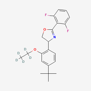 molecular formula C21H23F2NO2 B12411451 Etoxazole-d5 