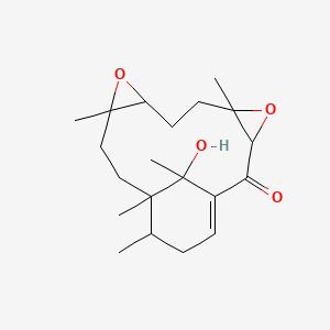 molecular formula C20H30O4 B1241149 Phomactin F 