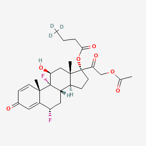 molecular formula C27H34F2O7 B12411490 Difluprednate-d3 