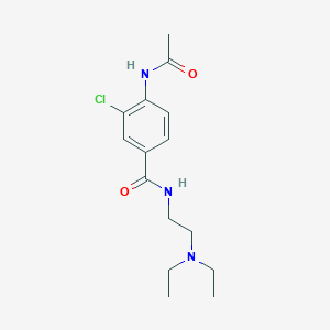 molecular formula C15H22ClN3O2 B1241152 N-Acetyldeclopramide 