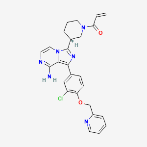 molecular formula C26H25ClN6O2 B12411551 Egfr-IN-37 