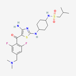 molecular formula C23H33F2N5O3S2 B12411597 Crk12-IN-2 