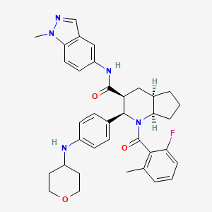 molecular formula C36H40FN5O3 B12411613 C5aR-IN-3 