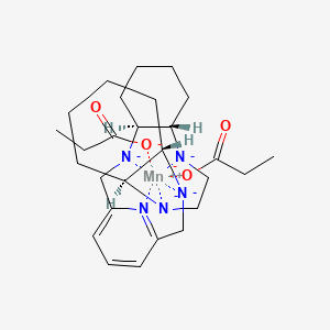 (4S,9S,14S,19S)-26-aza-3,10,13,20-tetrazanidatetracyclo[20.3.1.04,9.014,19]hexacosa-1(26),22,24-triene;manganese(2+);propanoate