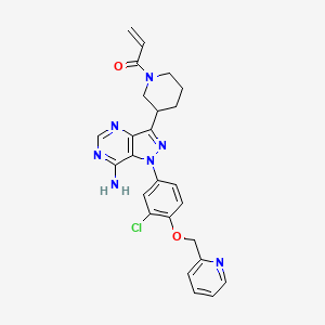 molecular formula C25H24ClN7O2 B12411694 Egfr-IN-38 