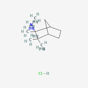 Mecamylamine (hydrochloride)-13C4,15N