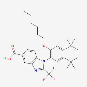 molecular formula C29H35F3N2O3 B12411699 RXR antagonist 2 