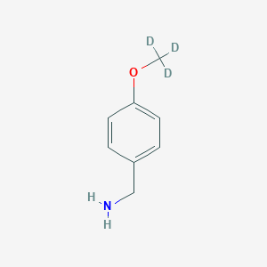 molecular formula C8H11NO B12411704 4-Methoxybenzylamine-d3 