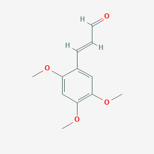 molecular formula C12H14O4 B1241171 2,4,5-Trimethoxy cinnamaldehyde 