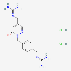 molecular formula C15H22Cl2N8O B12411723 DNA crosslinker 2 (dihydrochloride) 