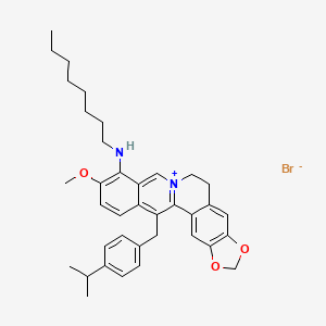 molecular formula C37H45BrN2O3 B12411755 Anticancer agent 25 