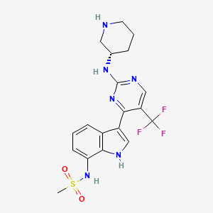 molecular formula C19H21F3N6O2S B12411756 Cdk7-IN-16 