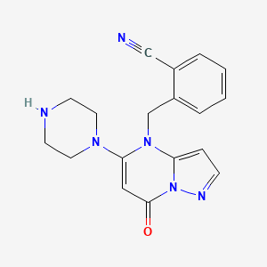 molecular formula C18H18N6O B12411815 Dpp-4-IN-2 