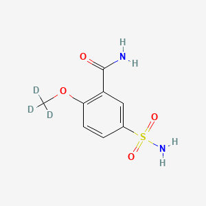 2-Methoxy-5-sulfamoylbenzamide-d3