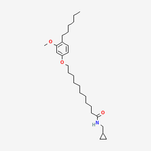 molecular formula C28H47NO3 B12411826 CB2 receptor antagonist 1 