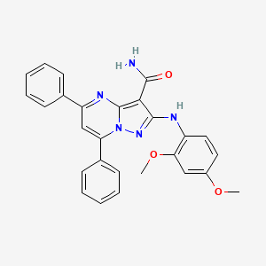 molecular formula C27H23N5O3 B12411850 Cdk1-IN-1 