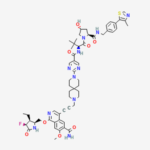 molecular formula C57H68FN11O8S B12411856 PROTAC IRAK4 degrader-2 