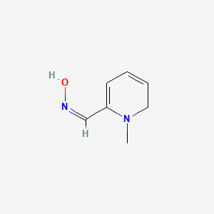 molecular formula C7H10N2O B1241186 (NZ)-N-[(1-methyl-2H-pyridin-6-yl)methylidene]hydroxylamine 