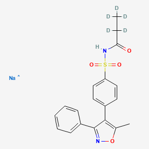 molecular formula C19H18N2NaO4S B12411866 Parecoxib-d5 (sodium) 