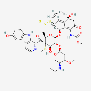 molecular formula C46H52N4O12S4 B12411885 Shishijimicin A 